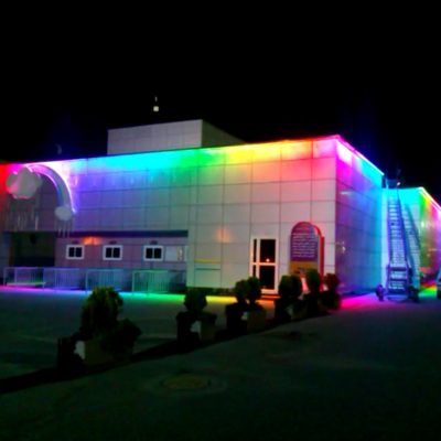 نورپردازی ساختمان شهر رویاها اصفهان