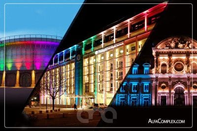 وال واشر برای نورپردازی نما