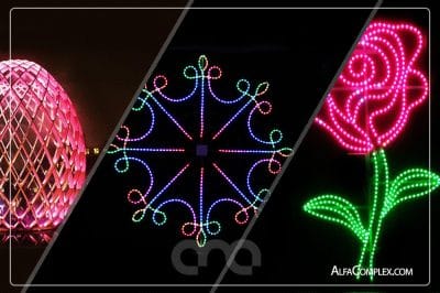 المان نوری در سطح شهر