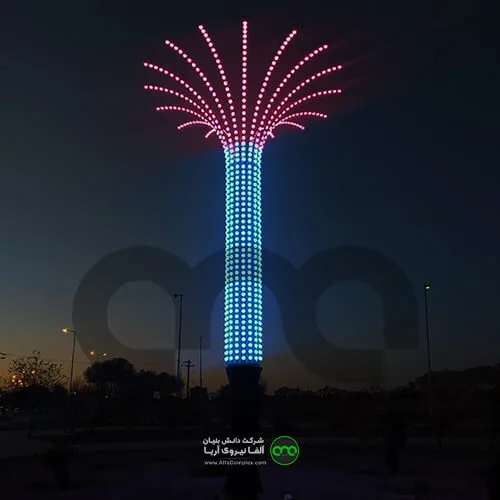 المان حجمی درخت نورانی آلفا نیرو