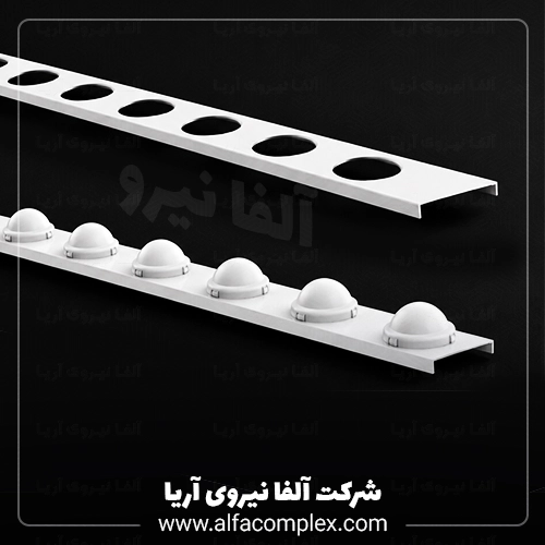 پیکسل یا پوینت لایت 4 سانتی - قاب آلومینیومی PLT سفید سایت آلفا نیرو بهترین شرکت نورپردازی شهری در ایران و اصفهان