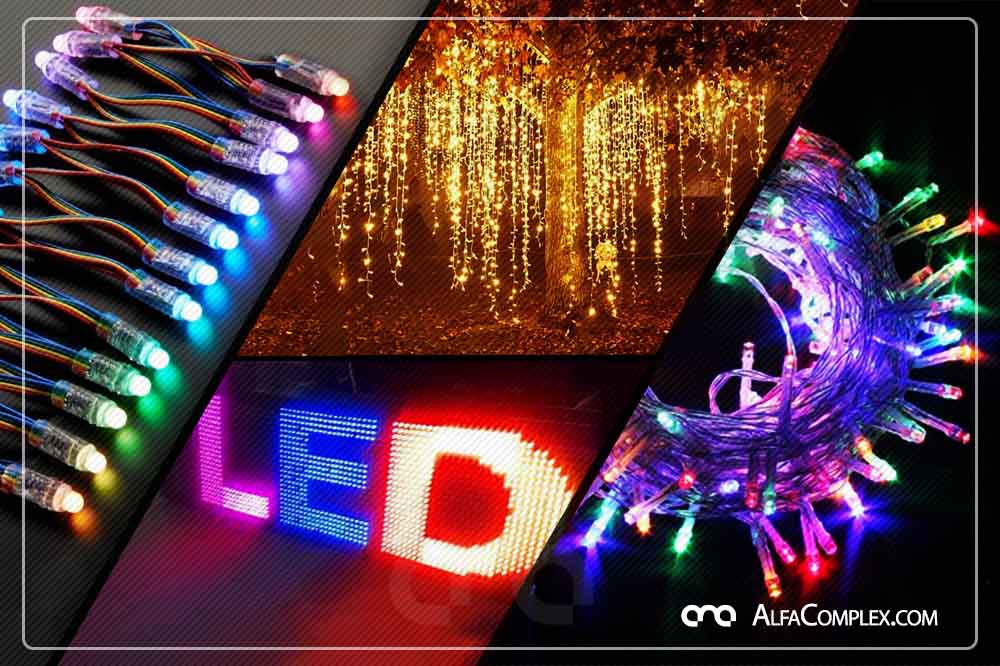 ریسه سوزنی و پیکسل انگشتی led