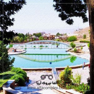 نورپردازی پل محلات مرکزی