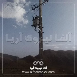 اجرای پروژه روشنایی قامیشلو تیر برق