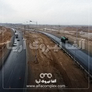 اجرای سیستم روشنایی محور مبارکه اصفهان