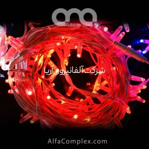 ریسه سوزنی قرمز فول کالر نورپردازی ماه محرم