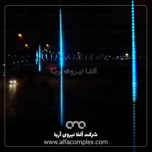 پروژه والواشر خطی افشان سیستم فولکالر nrf در شهرستان مبارکه