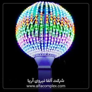 المان شهری گوی نوری در اهواز آلفانیرو