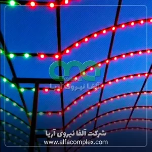 پروژه نورپردازی تونل نوری دو قلو در استان مازندران آلفا نیرو